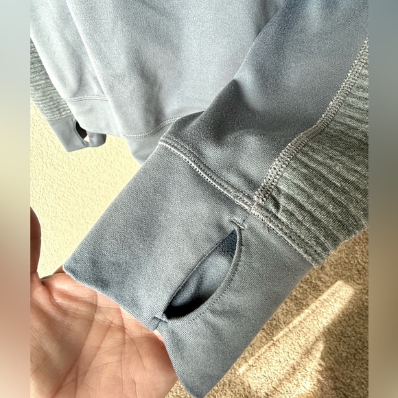 Adidas Denver Nuggets Quarter-Zip Pullover Gray Long Sleeve Women’s Small - Picture 8 of 9